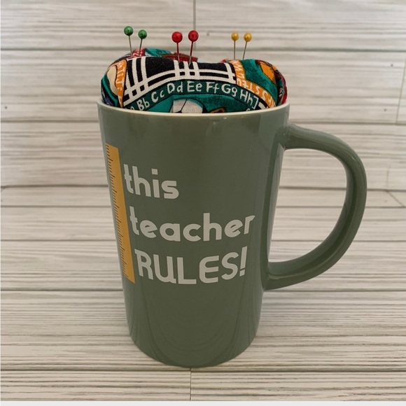 Handmade Other - Handmade Upcycled Teacher Pin Cushion Sewing Gifts